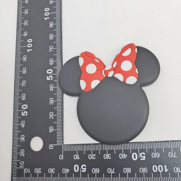 Disney Minnie Mouse Black 3-D Rubber Magnet NWT - Picture 9 of 9